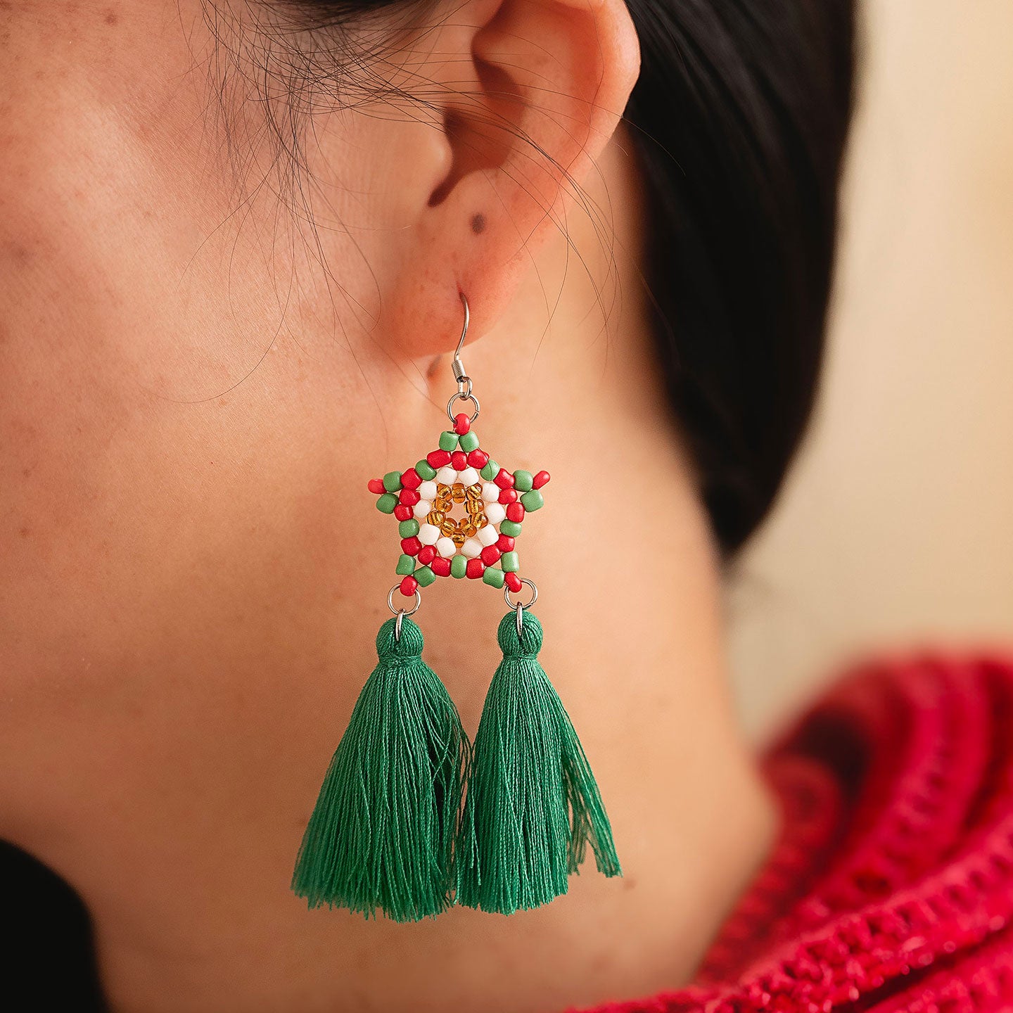 Parol Earrings - Green