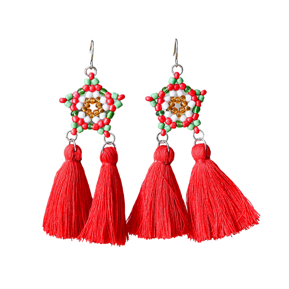 Parol Earrings - Red